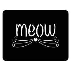 Nástěnná světelná dekorace Meow, 82 x 67 cm