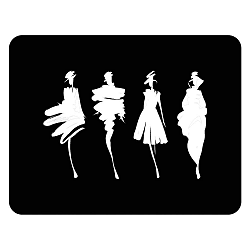 Nástěnná světelná dekorace Silhouettes, 82 x 67 cm