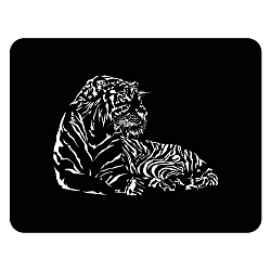 Nástěnná světelná dekorace Tiger, 82 x 67 cm