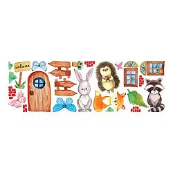 Nástěnné dětské samolepky Ambiance Cute Animals