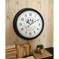 Nástěnné hodiny Orchidea Milano Country, ⌀ 61 cm