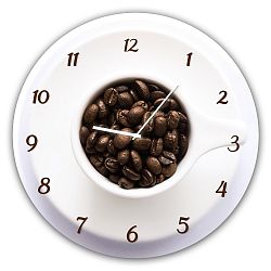 Nástěnné hodiny Styler Glassclock Cup, ⌀ 30 cm