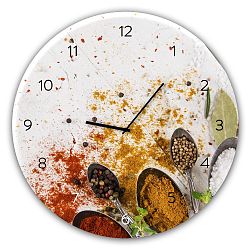 Nástěnné hodiny Styler Glassclock Spoon, ⌀ 30 cm
