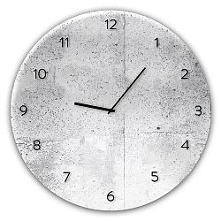 Nástěnné hodiny Styler Glassclock Wall, ⌀ 30 cm
