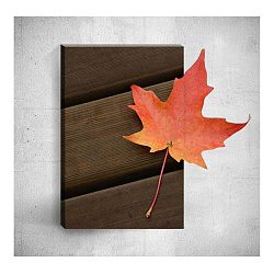 Nástěnný 3D obraz Mosticx Autumn Leaf, 40 x 60 cm