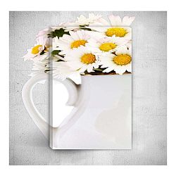 Nástěnný 3D obraz Mosticx Daisies, 40 x 60 cm
