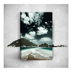 Nástěnný 3D obraz Mosticx Dark Shore, 40 x 60 cm