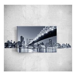 Nástěnný 3D obraz Mosticx Night City, 40 x 60 cm