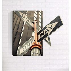 Nástěnný 3D obraz Mosticx One Way, 40 x 60 cm