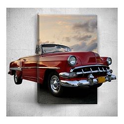 Nástěnný 3D obraz Mosticx Retro Car, 40 x 60 cm