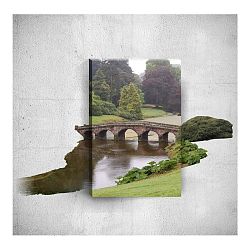 Nástěnný 3D obraz Mosticx Small Bridge, 40 x 60 cm