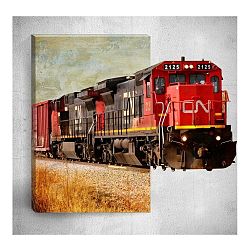 Nástěnný 3D obraz Mosticx Train, 40 x 60 cm