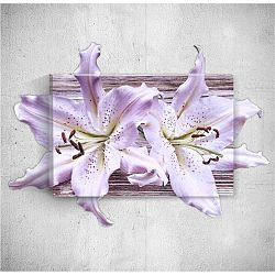 Nástěnný 3D obraz Mosticx Two Flowers, 40 x 60 cm