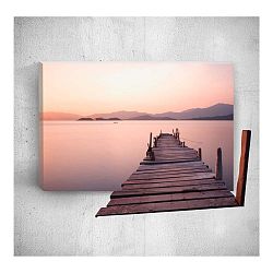 Nástěnný 3D obraz Mosticx Wooden Dock, 40 x 60 cm
