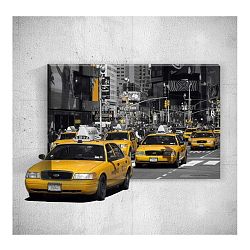 Nástěnný 3D obraz Mosticx Yellow Taxis, 40 x 60 cm