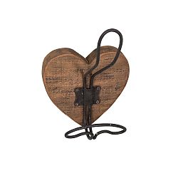 Nástěnný dřevěný háček Antic Line Corazon