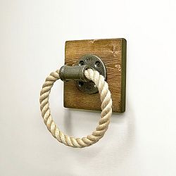Nástěnný držák na ručník Rope, 20 x 20 cm