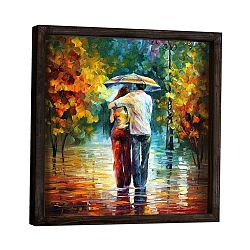 Nástěnný obraz Fall Walk, 34 x 34 cm