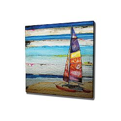 Nástěnný obraz na plátně Boat, 45 x 45 cm