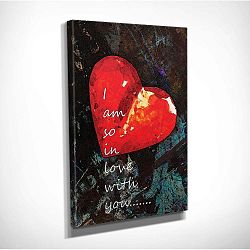 Nástěnný obraz na plátně Heart, 30 x 40 cm