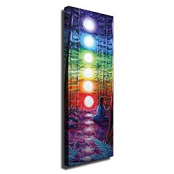 Nástěnný obraz na plátně Lights, 30 x 80 cm