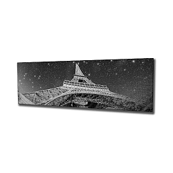 Nástěnný obraz na plátně Paris, 80 x 30 cm