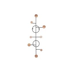 Nástěnný věšák PT LIVING Universe, šířka 80 cm