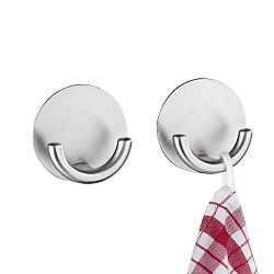 Nerezový kulatý háček Wenko Wall Hook