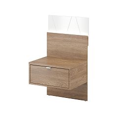 Noční stolek v dekoru ořechu Szynaka Meble Zefir