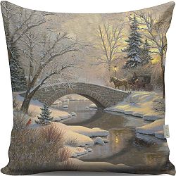 Oboustranný polštář Bridge, 43 x 43 cm