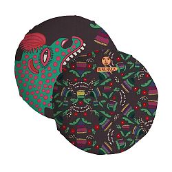 Oboustranný polštář Madre Selva Hut, ⌀ 45 cm