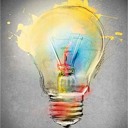 Obraz Bulb, 60 x 60 cm