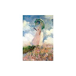Obraz Claude Monet - Woman with Sunshade, 45x30 cm