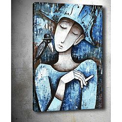 Obraz Girl With Cigarette, 40 x 60 cm
