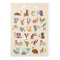 Obraz na plátně Naf Naf Alphabet, 70 x 50 cm