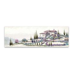 Obraz na plátně Styler Tuscany, 140 x 45 cm