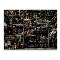 Obraz na plátně Styler Yellow Factory, 115 x 87 cm