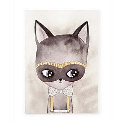 Obraz na plátně Tanuki Misterious Cat, 70 x 50 cm