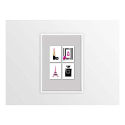 Obraz Piacenza Art Pink 4x Lipstick, 30 x 20 cm