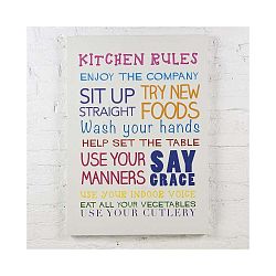 Obraz Really Nice Things Kitchen Rules, 70 x 50 cm