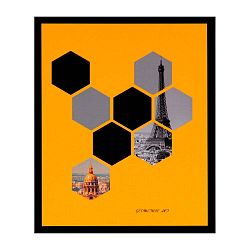 Obraz sømcasa Hexag, 25 x 30 cm