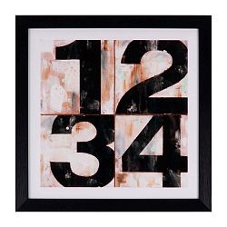 Obraz sømcasa Numbers, 30 x 30 cm