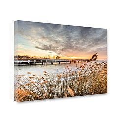 Obraz Styler Canvas By The Sea Jetty, 75 x 100 cm