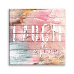 Obraz Styler Canvas Dreams Laugh, 32 x 32 cm