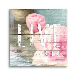 Obraz Styler Canvas Dreams Live, 32 x 32 cm