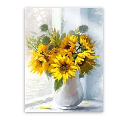 Obraz Styler Canvas Flowers Sunflowers, 60 x 80 cm