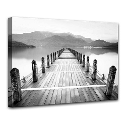 Obraz Styler Canvas Harmony Molos, 85 x 113 cm