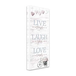 Obraz Styler Canvas Shabby Live, 27 x 75 cm