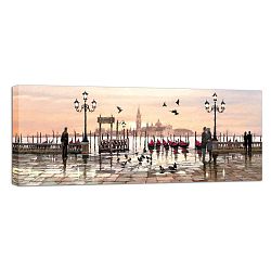 Obraz Styler Canvas Watercolor Venice, 60 x 150 cm