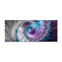 Obraz Styler Glas Fractal Silver, 50 x 125 cm